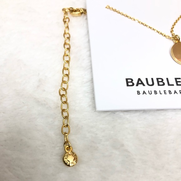 Baublebar Gold Initial Necklace - Picture 4 of 5